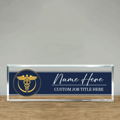 Personalized Pharmacist Desk Name Plate – Custom Acrylic Pharmacy Office Desk Sign, Gift for Pharmacists, Pharmacy Graduation Gifts