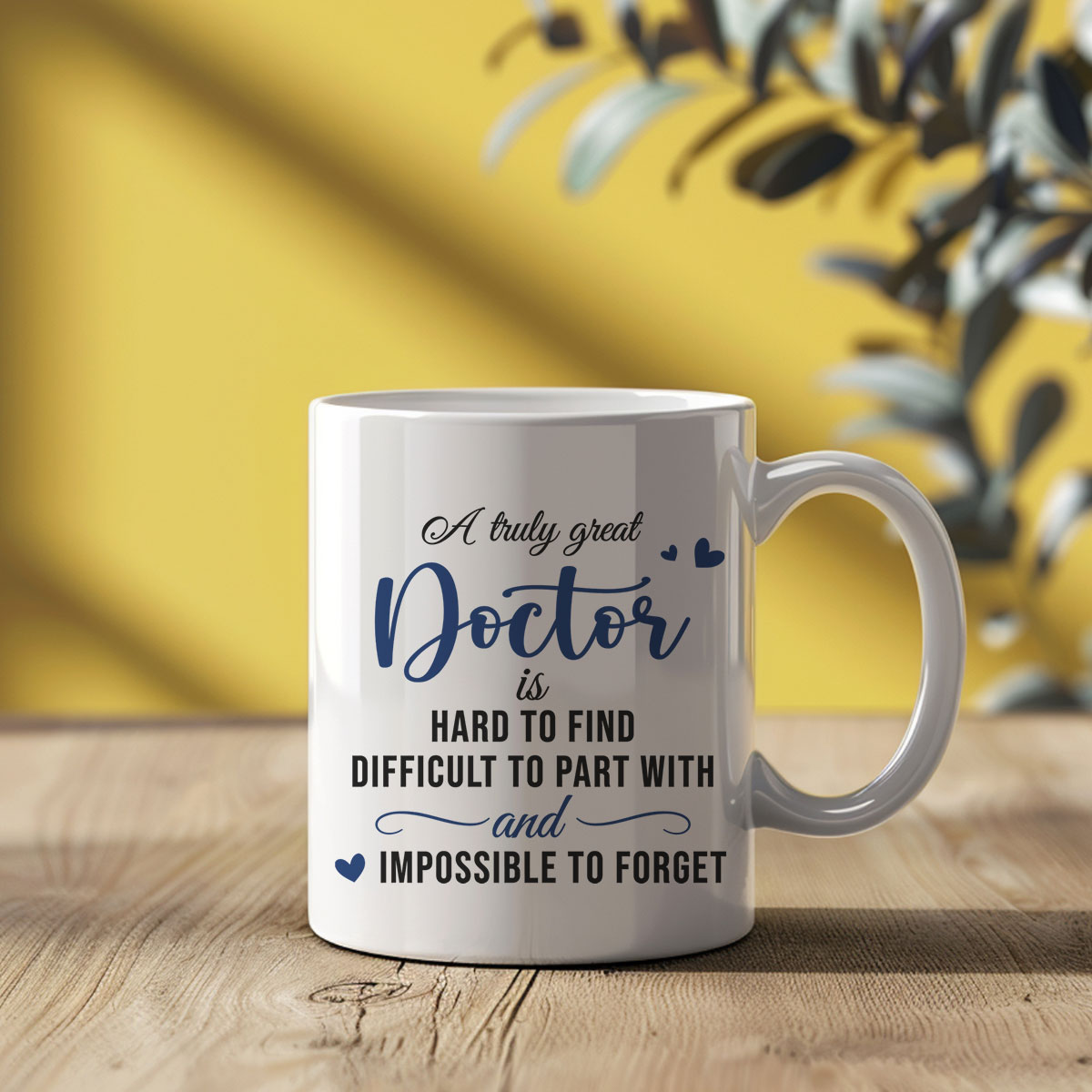 Personalized Doctor Appreciation Mug - Doctor Retirement Gift, Custom Name  Year Keepsake, A truly Great Doctor Mug, Doctor Thank You Gift - 11oz