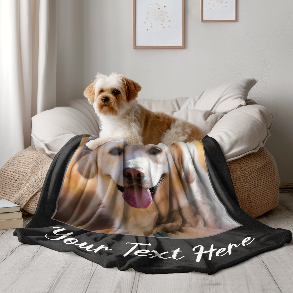 Personalized Photo Blanket - Custom Picture Blanket, Photo Blanket Gift, Make Your Own Blanket With Pictures, Custom Text Blanket