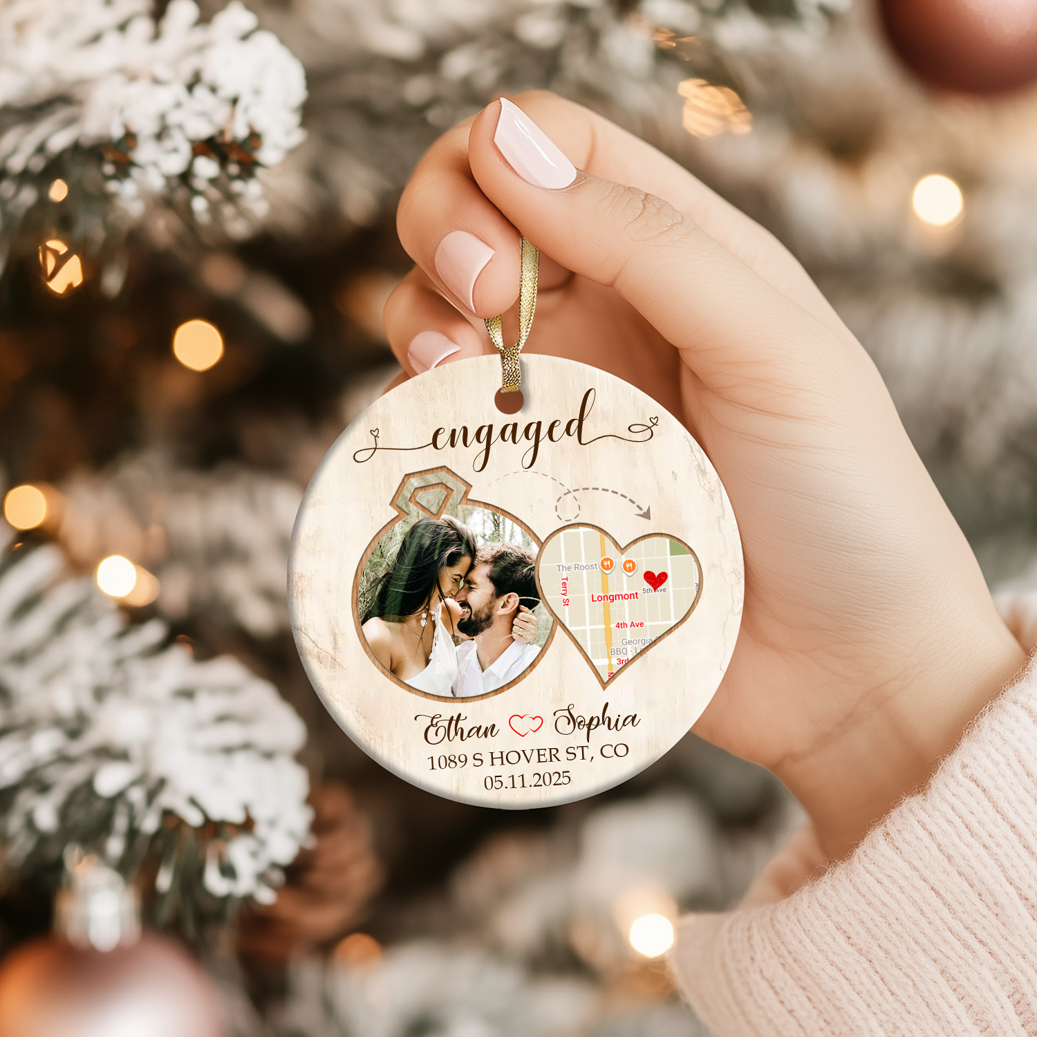 Couple Christmas Ornaments 