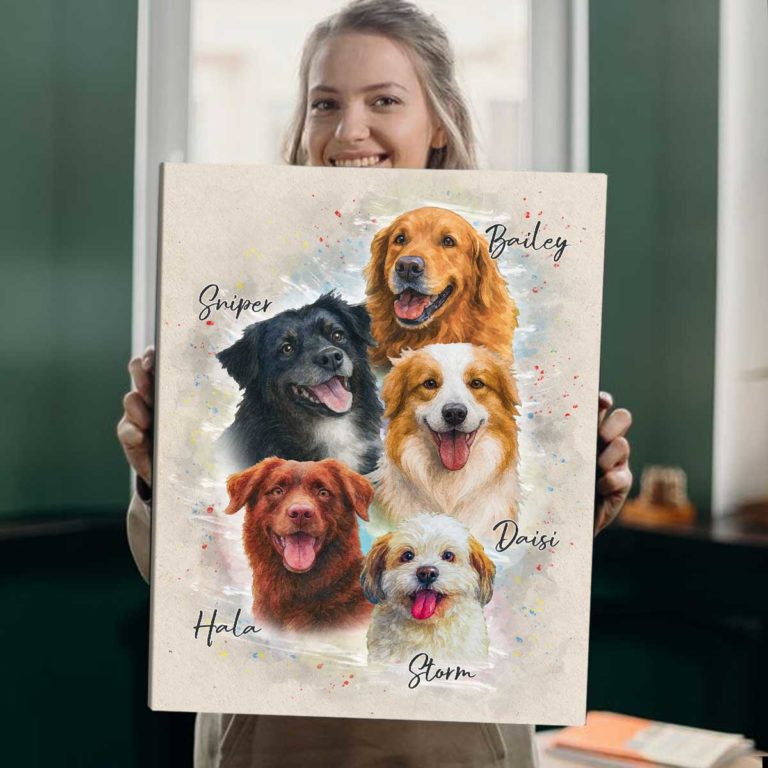 Dog Canvas Print 
