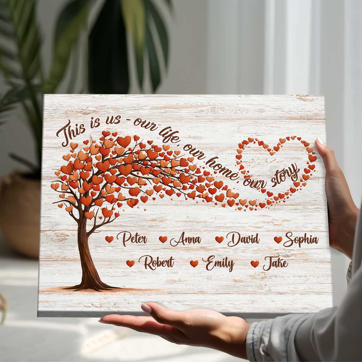 Family Name Canvas Print 