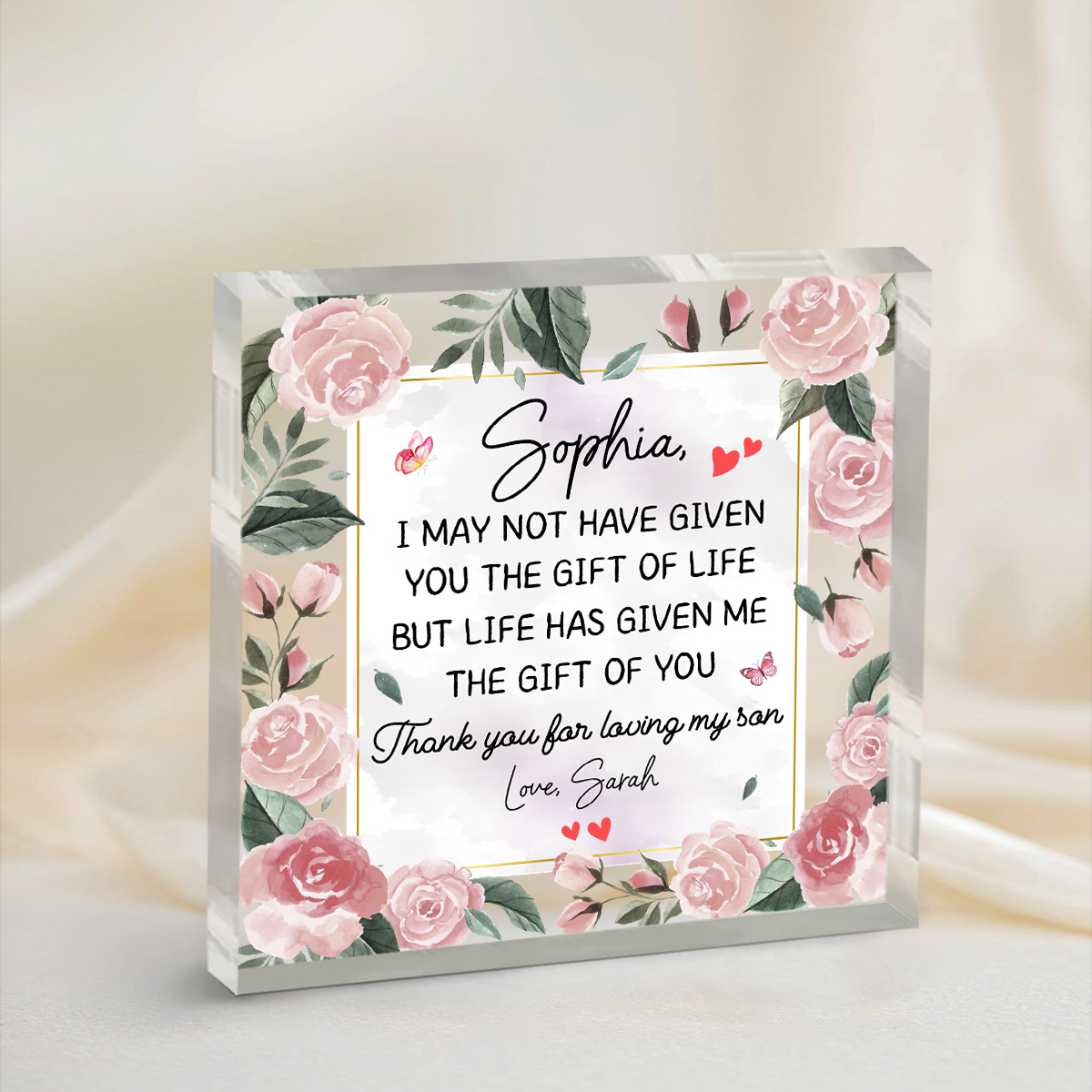 Personalized Acrylic Plaque 