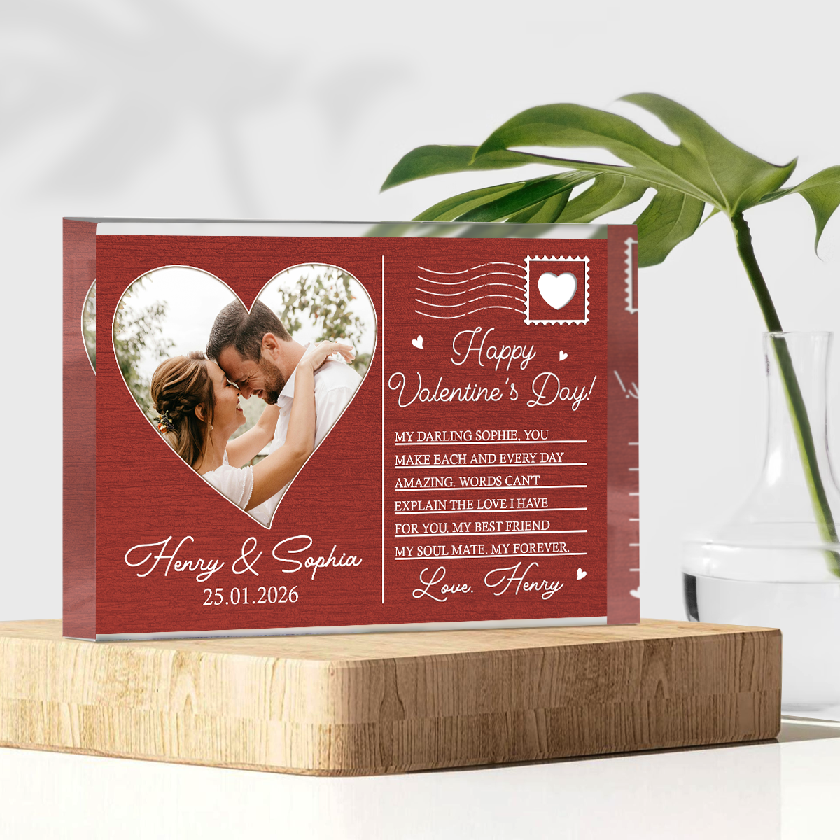 Valentine Acrylic Plaque 
