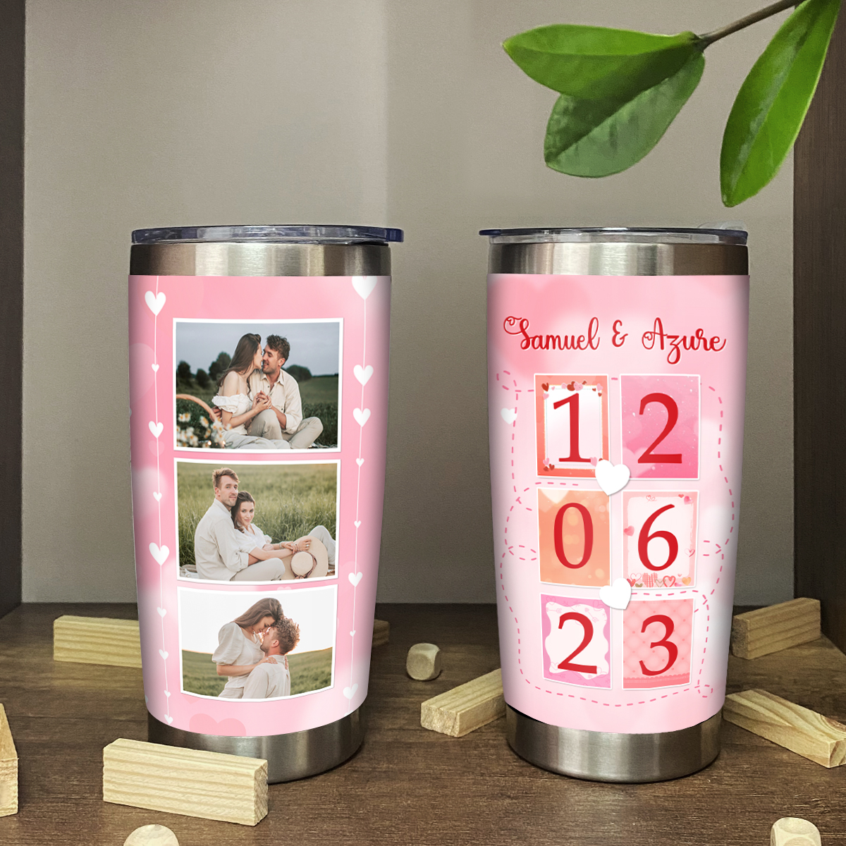 Personalized Wedding Tumblers 