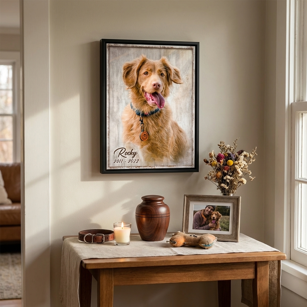 Custom Pet Portrait Dog Portrait Painting Dog Portrait From Photo