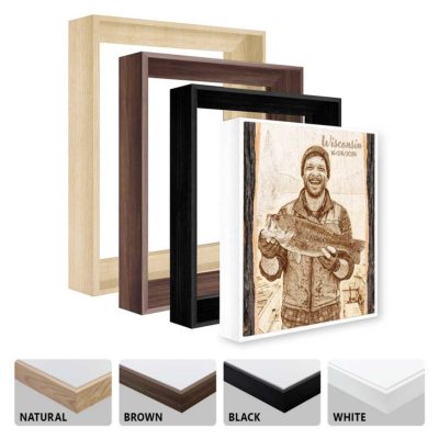 Personalized Fishing Picture On Canvas - Father's Day Gift for Fisherman - Fishing Portrait from Photo Print - Fishing Gifts for Men