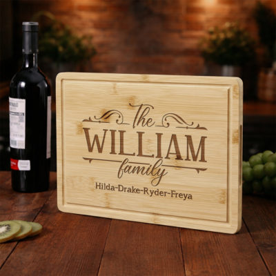 Benicee Shop 269 personalized family name cutting board housewarming gift 4