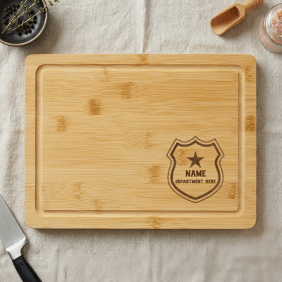 Personalized Police Officer Cutting Board - Police Retirement Gifts - State Trooper Retirement Gifts - Police Academy Graduation Gifts