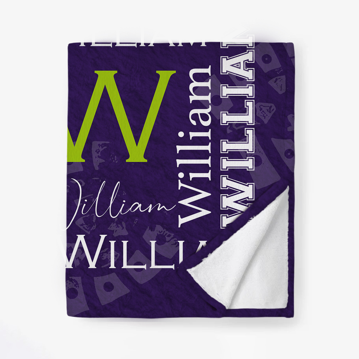 Personalized Running Blanket with Name, Track and Field Senior Night Gift, Cross Country Blanket, Marathon Runner Gift