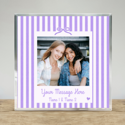 Personalized Best Friend Acrylic Plaque, Gifts for Female Friends, Best Friend Photo Gift, Bestie Birthday Gift