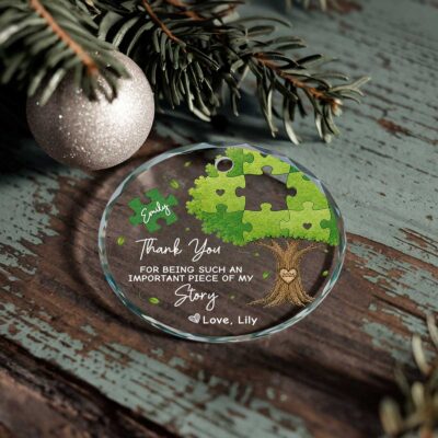Personalized Teacher Appreciation Ornament, Thank You Teacher Gift, Teacher Appreciation Ornament, Christmas Teacher Gift